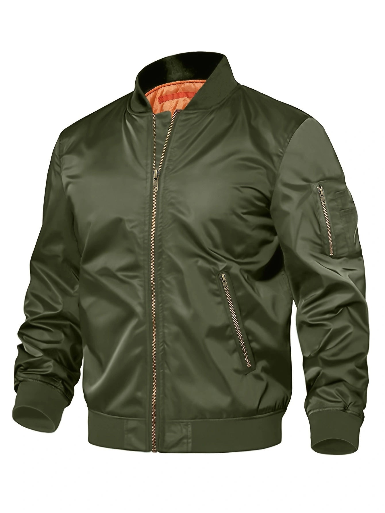Mens Jacket New Spring Autumn Male Baseball Jackets Pilot Men Outwear Coat Zipper Men's Uniform - Fine Art