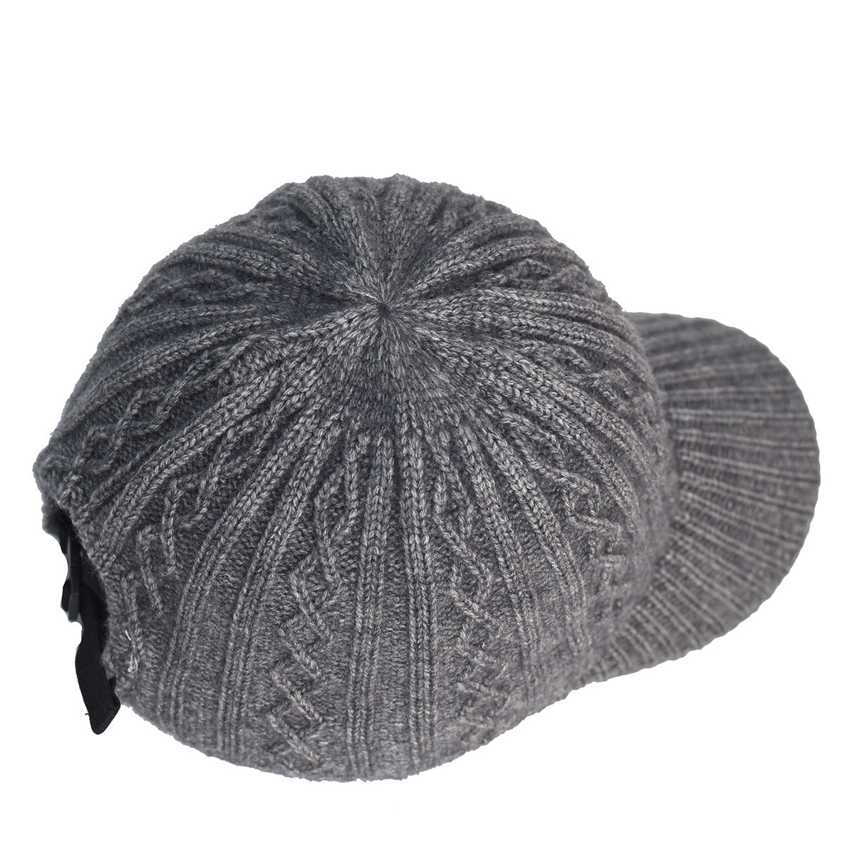Knitted Wool Baseball Cap | Warm Winter Peaked Hat - Gallery Edition