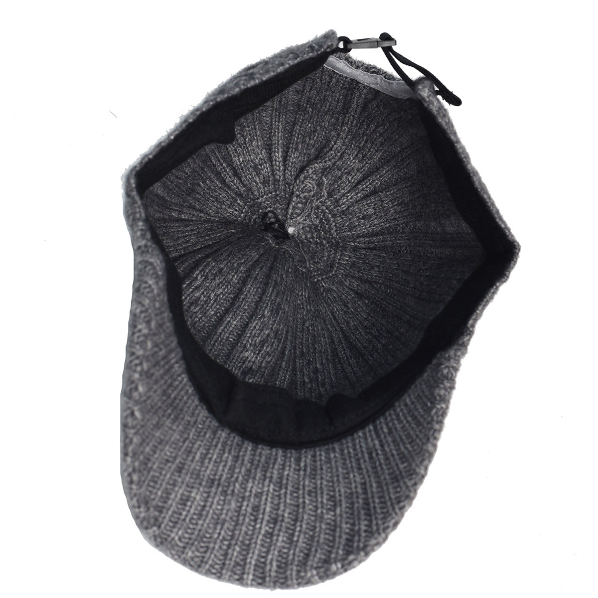Knitted Wool Baseball Cap | Warm Winter Peaked Hat - Gallery Edition