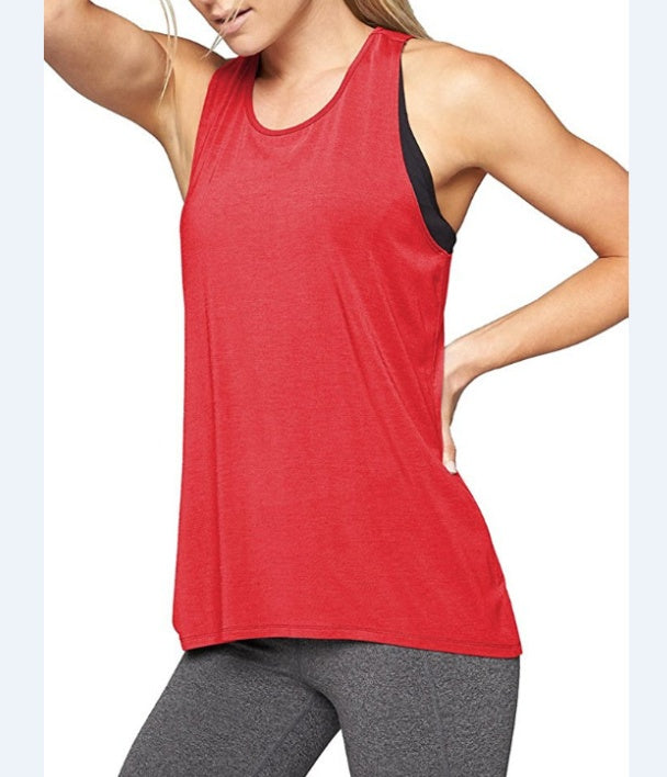 Yoga Shirt Active-Tank-Top Sports-Vest Racerback Gym Fitness Workout Women's Sleeveless - Gallery Edition
