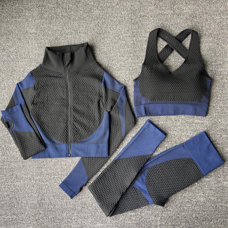 Women's Yoga Gym Set | Seamless Fitness Activewear - Gallery Edition