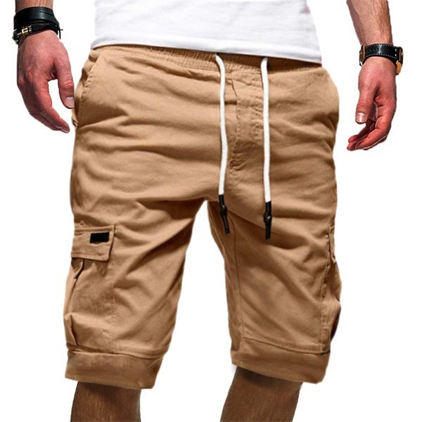 Men Casual Jogger Sports Cargo Shorts Military Combat Workout Gym Trousers Summer Mens Clothing - Home Decor