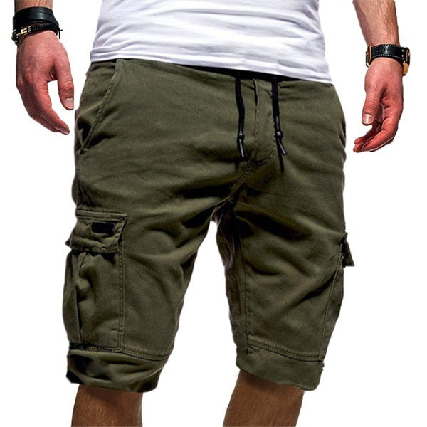 Men Casual Jogger Sports Cargo Shorts Military Combat Workout Gym Trousers Summer Mens Clothing - Home Decor