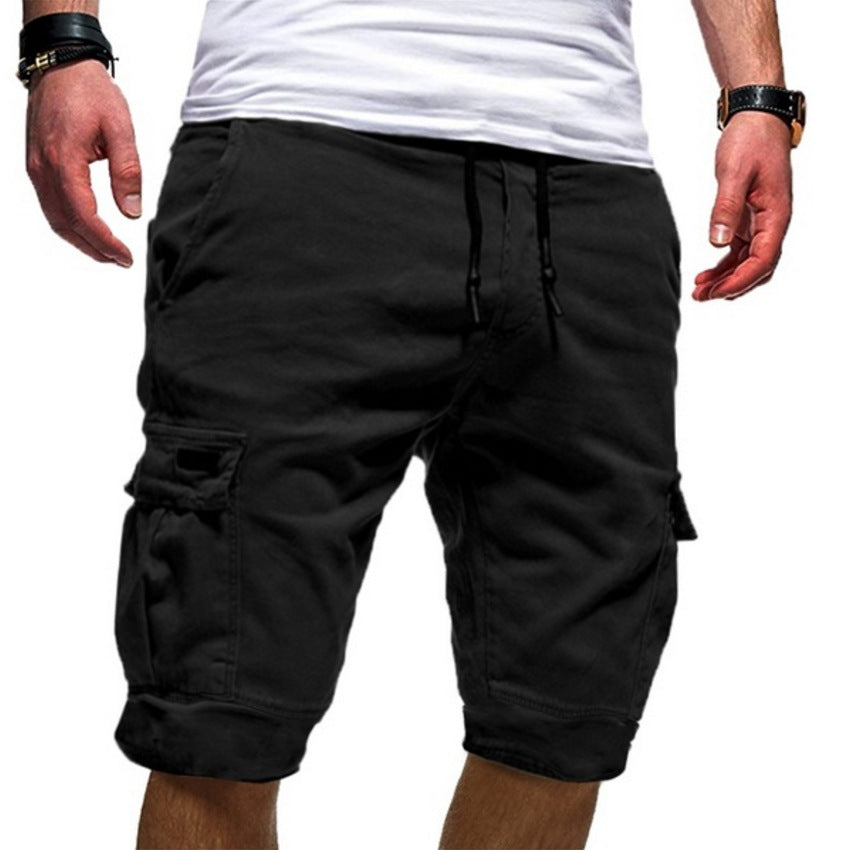 Men Casual Jogger Sports Cargo Shorts Military Combat Workout Gym Trousers Summer Mens Clothing - Home Decor