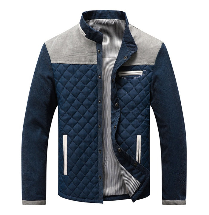 Spring Autumn New Men's Casual Jackets Solid Men Patchwork Slim Fit Coats Male Tracksuit Mens Sportswear Men - Design Poster