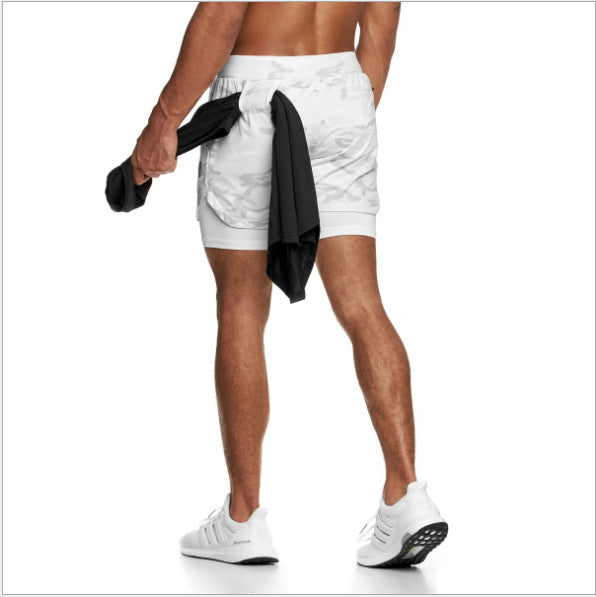 Summer Running Shorts Men 2 in 1 Sports Shorts - Home Decor