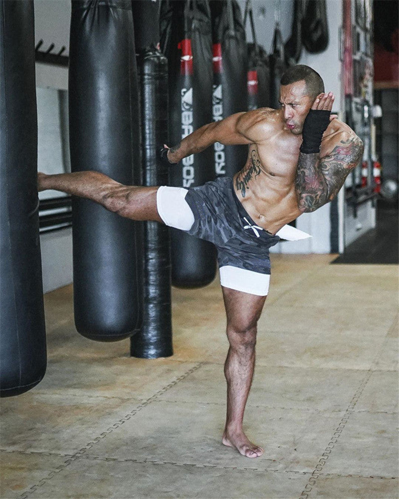 Summer Running Shorts Men 2 in 1 Sports Shorts - Home Decor