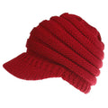 Women's Ponytail Knit Beanie | Warm Winter Knitted Hat - Gallery Edition