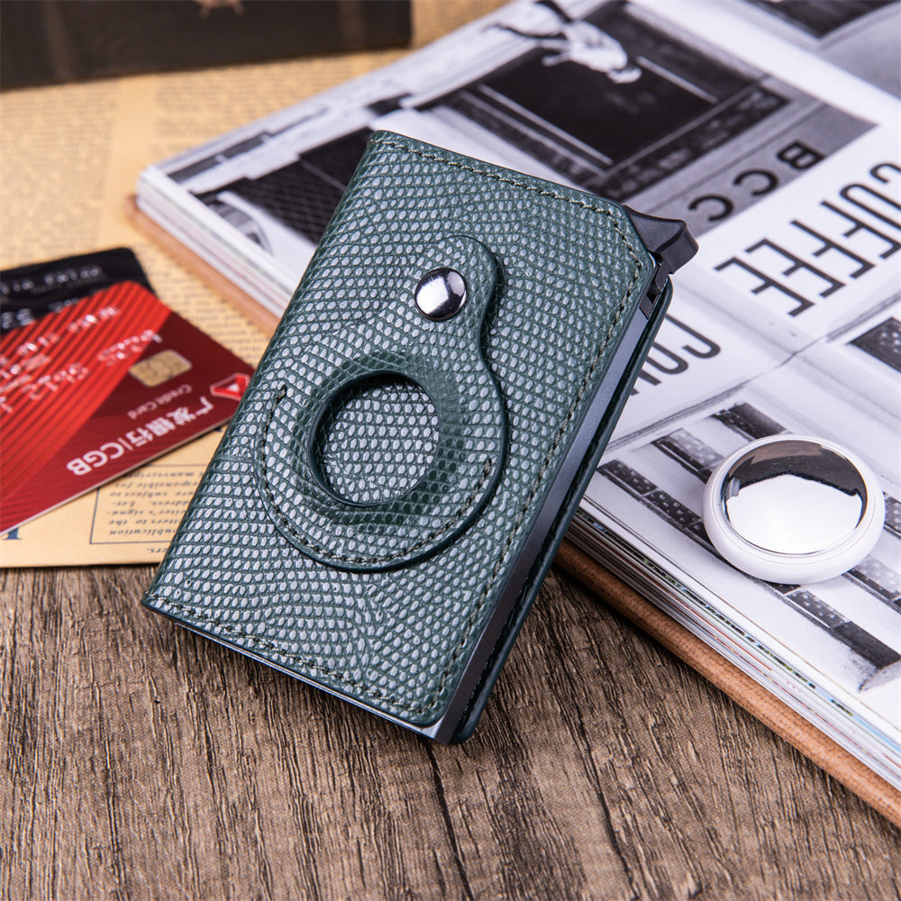 Men's RFID Slim Leather Wallet | Minimalist Card Holder - Premium Canvas