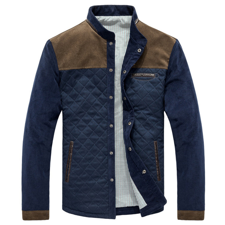 Spring Autumn New Men's Casual Jackets Solid Men Patchwork Slim Fit Coats Male Tracksuit Mens Sportswear Men - Design Poster