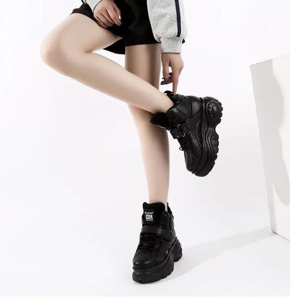 Men's High Top Sneakers | Space-Inspired Casual Shoes - Design Poster