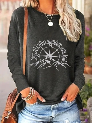 Women's Spring And Autumn Tops T-shirts - Gallery Edition