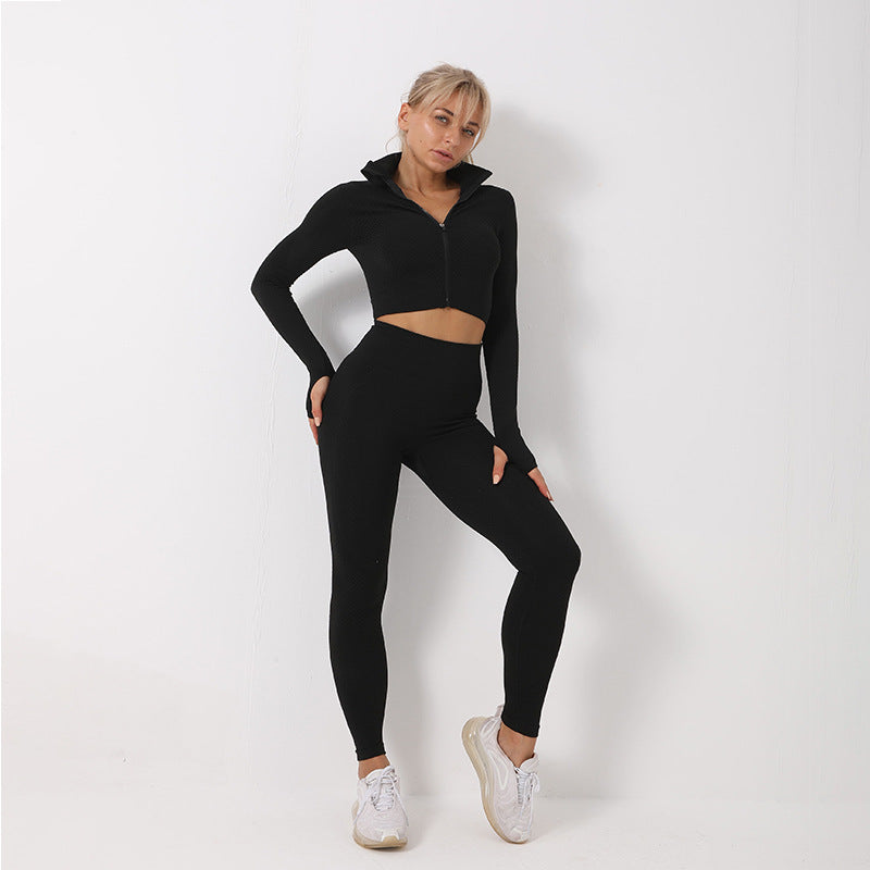 Women's Yoga Gym Set | Seamless Fitness Activewear - Gallery Edition