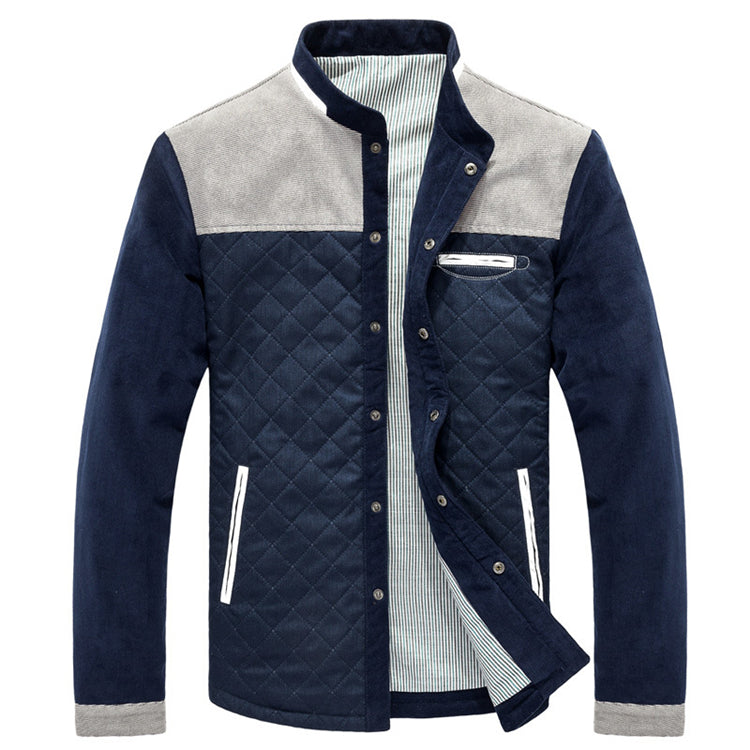 Spring Autumn New Men's Casual Jackets Solid Men Patchwork Slim Fit Coats Male Tracksuit Mens Sportswear Men - Design Poster