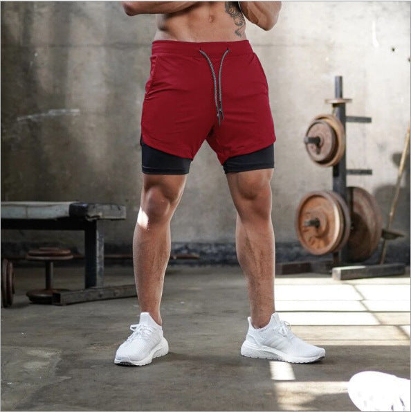 Summer Running Shorts Men 2 in 1 Sports Shorts - Home Decor