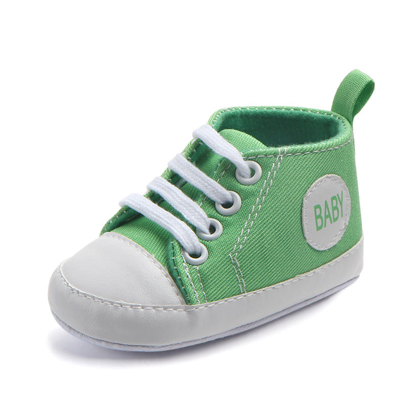 Baby Canvas Sports Sneakers | First Walkers Anti-Slip Shoes - Artistic Decor