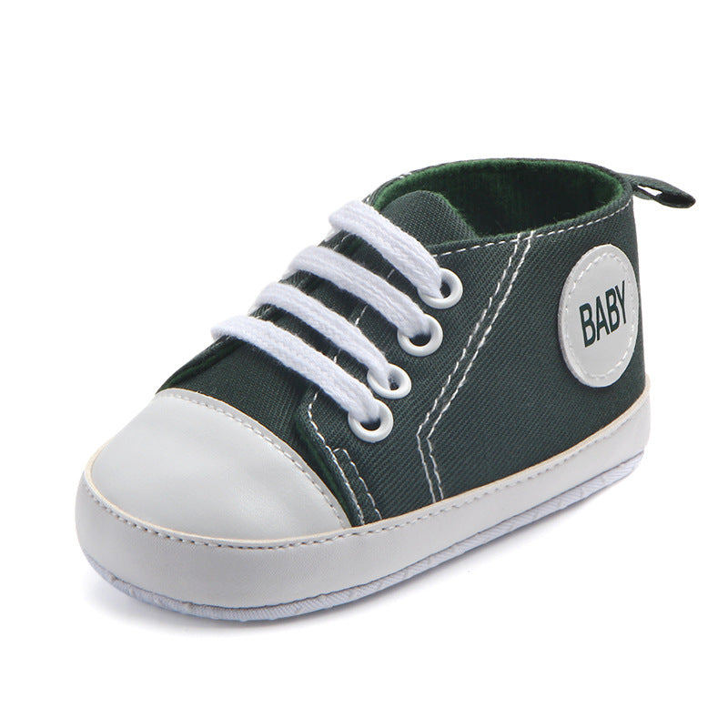 Baby Canvas Sports Sneakers | First Walkers Anti-Slip Shoes - Artistic Decor