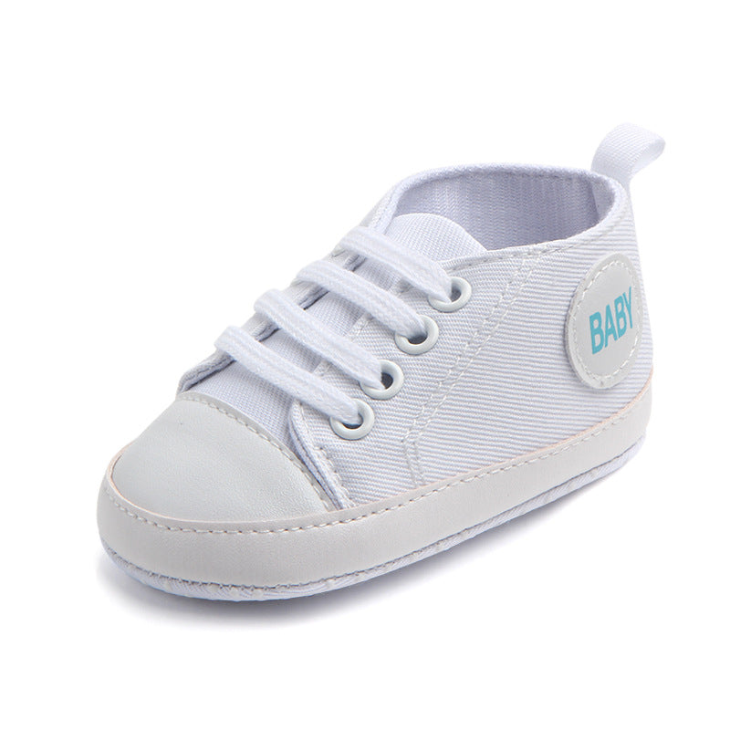 Baby Canvas Sports Sneakers | First Walkers Anti-Slip Shoes - Artistic Decor