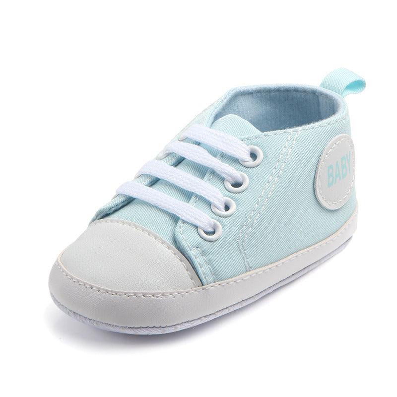 Baby Canvas Sports Sneakers | First Walkers Anti-Slip Shoes - Artistic Decor