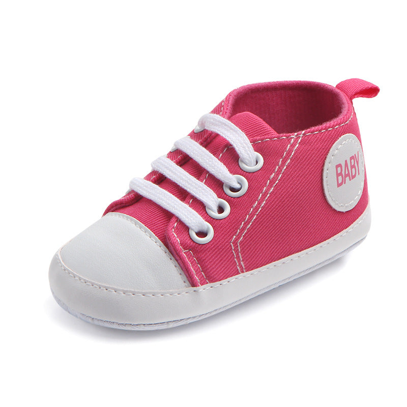 Baby Canvas Sports Sneakers | First Walkers Anti-Slip Shoes - Artistic Decor