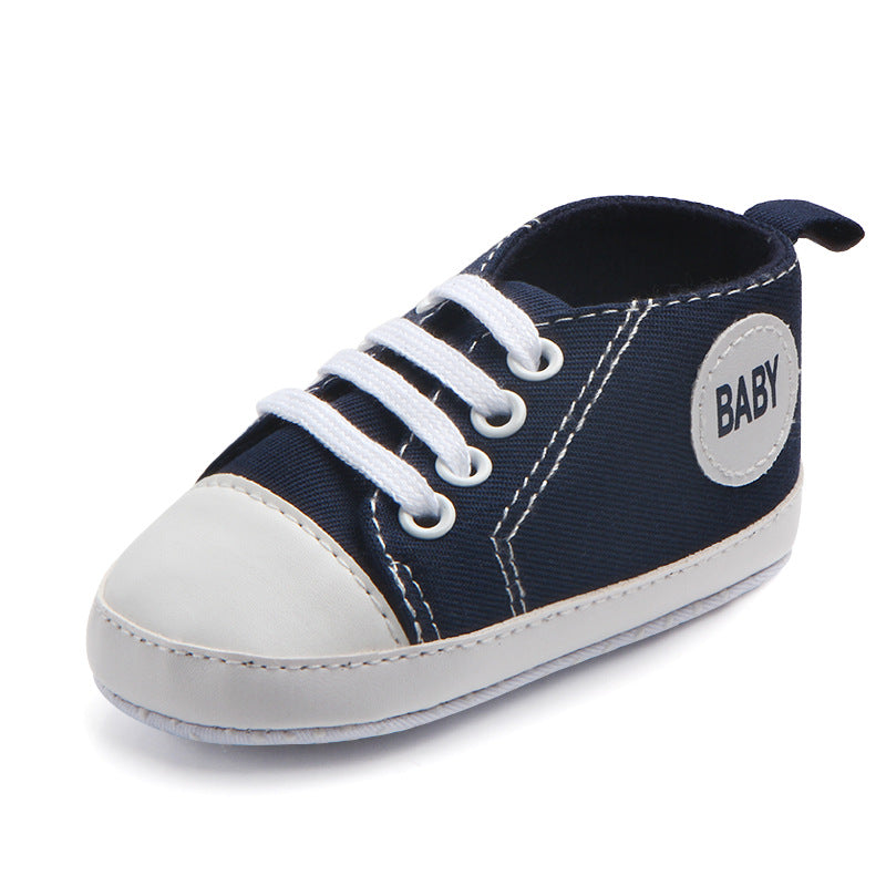 Baby Canvas Sports Sneakers | First Walkers Anti-Slip Shoes - Artistic Decor