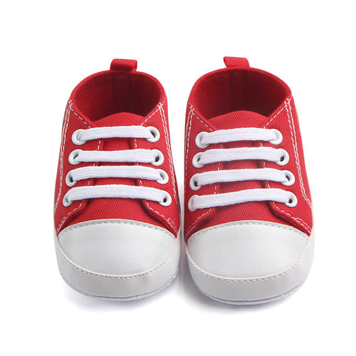 Baby Canvas Sports Sneakers | First Walkers Anti-Slip Shoes - Artistic Decor