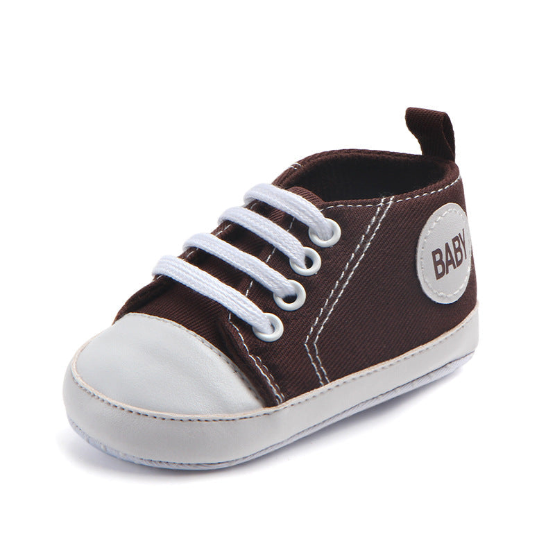 Baby Canvas Sports Sneakers | First Walkers Anti-Slip Shoes - Artistic Decor
