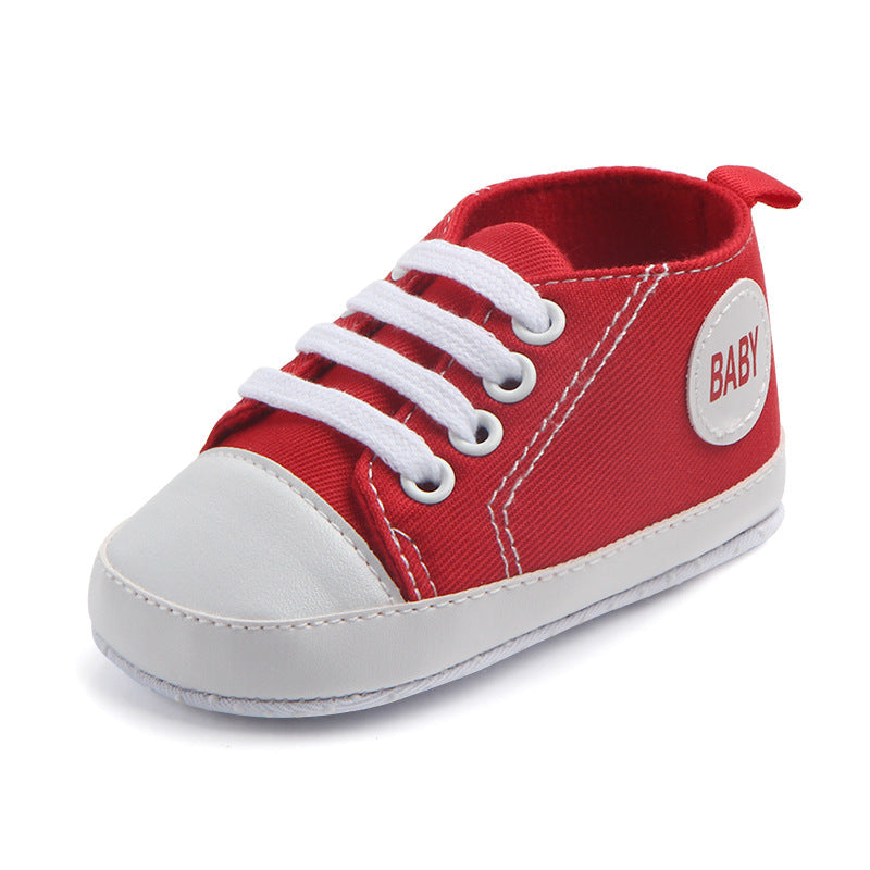 Baby Canvas Sports Sneakers | First Walkers Anti-Slip Shoes - Artistic Decor