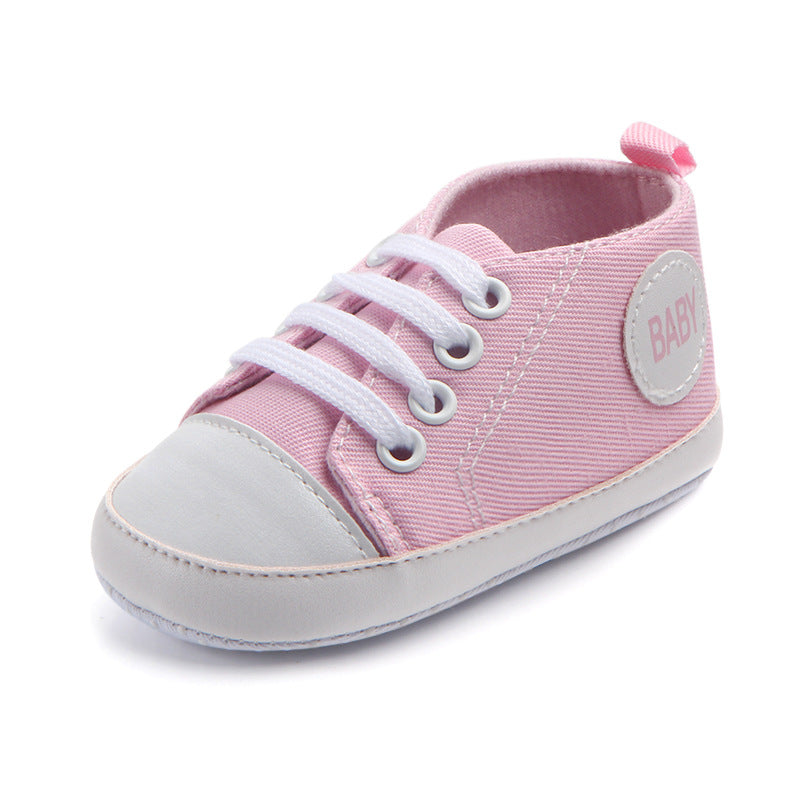 Baby Canvas Sports Sneakers | First Walkers Anti-Slip Shoes - Artistic Decor