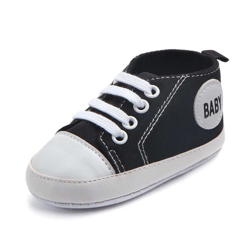 Baby Canvas Sports Sneakers | First Walkers Anti-Slip Shoes - Artistic Decor