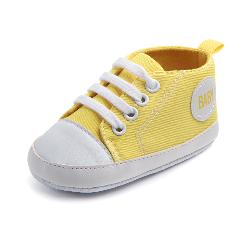 Baby Canvas Sports Sneakers | First Walkers Anti-Slip Shoes - Artistic Decor