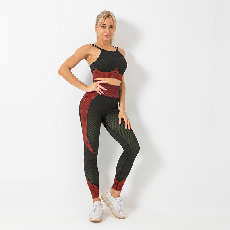 Women's Yoga Gym Set | Seamless Fitness Activewear - Gallery Edition