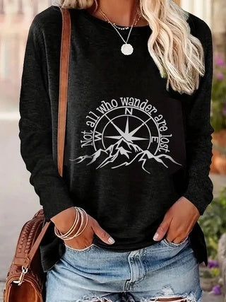 Women's Spring And Autumn Tops T-shirts - Gallery Edition