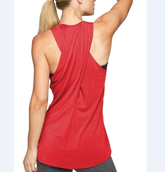 Yoga Shirt Active-Tank-Top Sports-Vest Racerback Gym Fitness Workout Women's Sleeveless - Gallery Edition