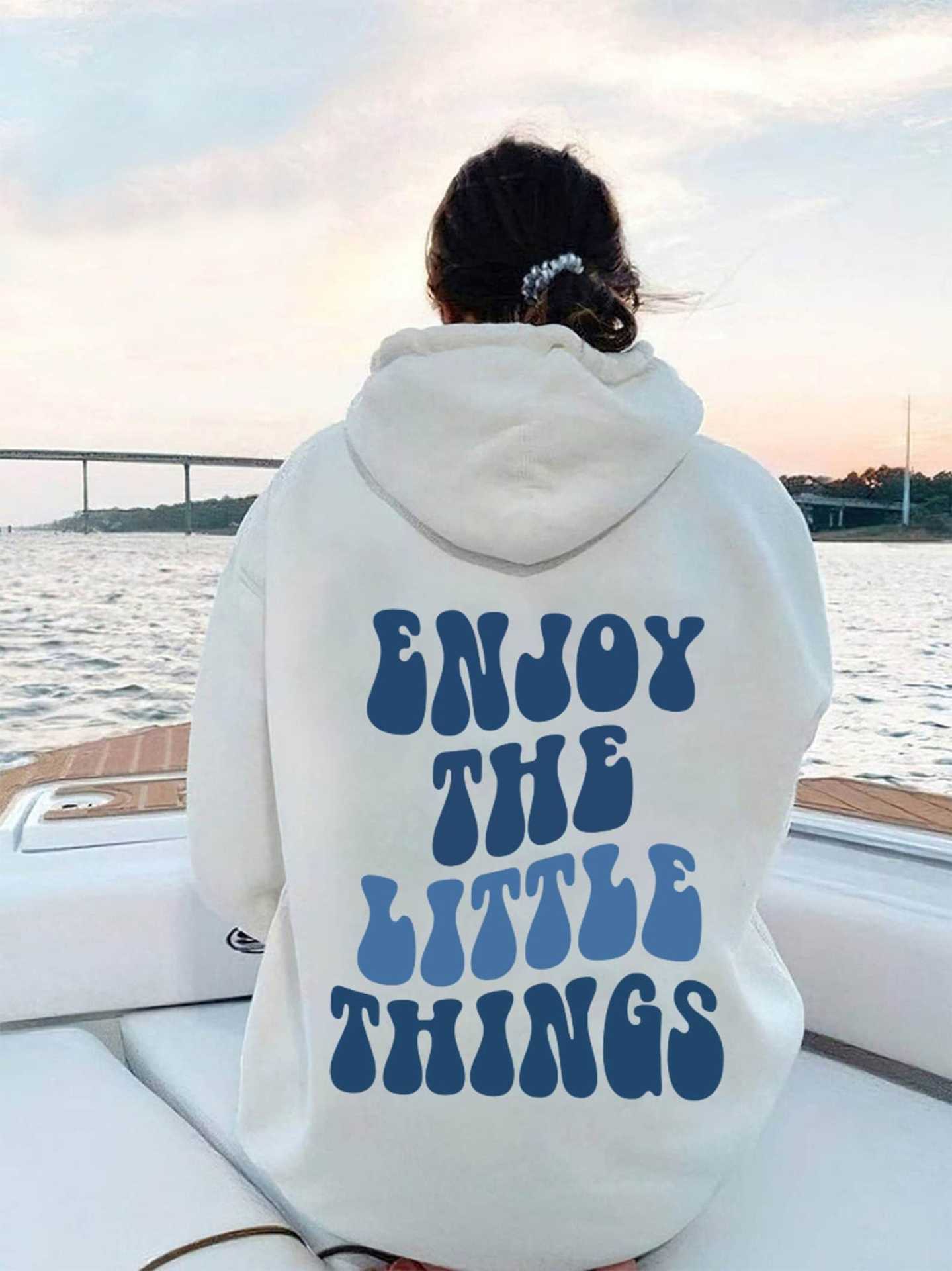 Hoodie Back Text Oversized Hoodie - Premium Canvas