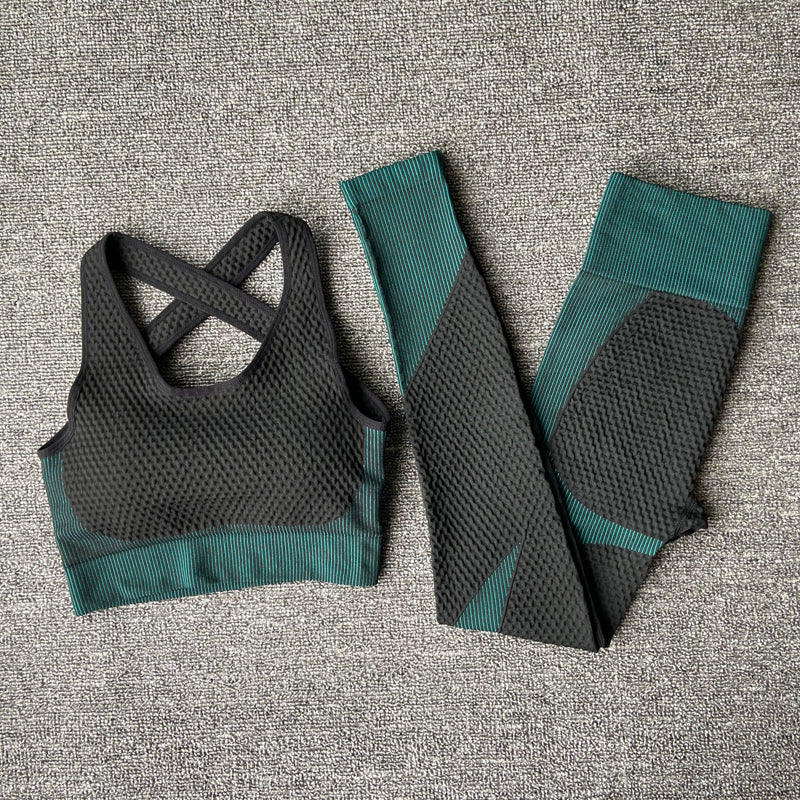 Women's Yoga Gym Set | Seamless Fitness Activewear - Gallery Edition