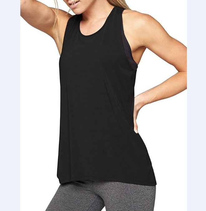 Yoga Shirt Active-Tank-Top Sports-Vest Racerback Gym Fitness Workout Women's Sleeveless - Gallery Edition