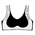 Women's Wide Strap Wireless Bra | Breathable Comfort Bra - Premium Canvas