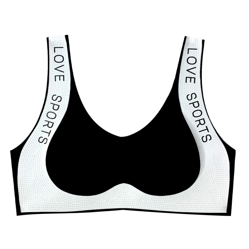 Women's Wide Strap Wireless Bra | Breathable Comfort Bra - Premium Canvas