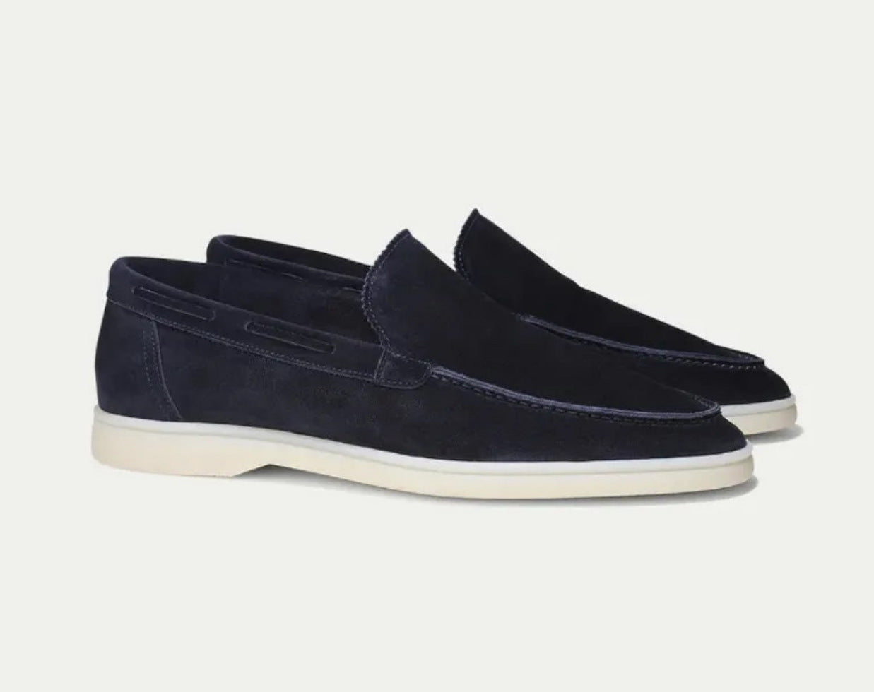 Men's Suede Loafers | Matte Slip-On Casual Shoes - Fine Art