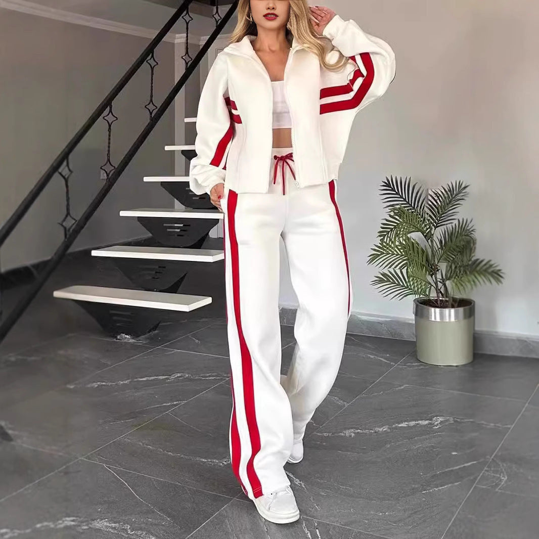 Women's White Sports Set | UWANTWOW Fashion Store - Modern Print