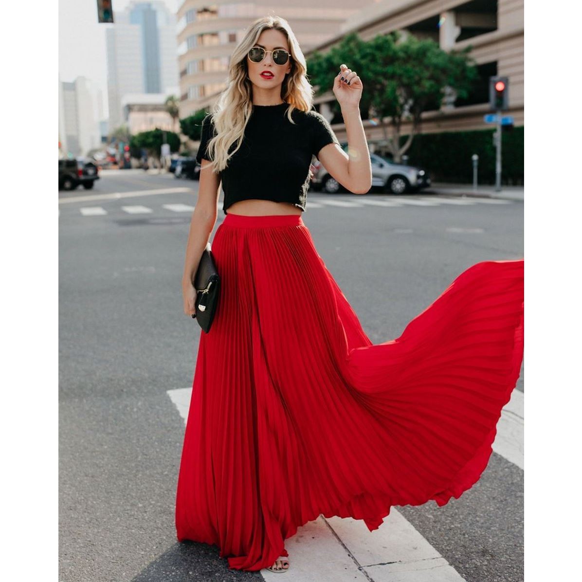 Women's High Waist Long Skirt | Casual Maxi Fashion Skirt - Home Decor