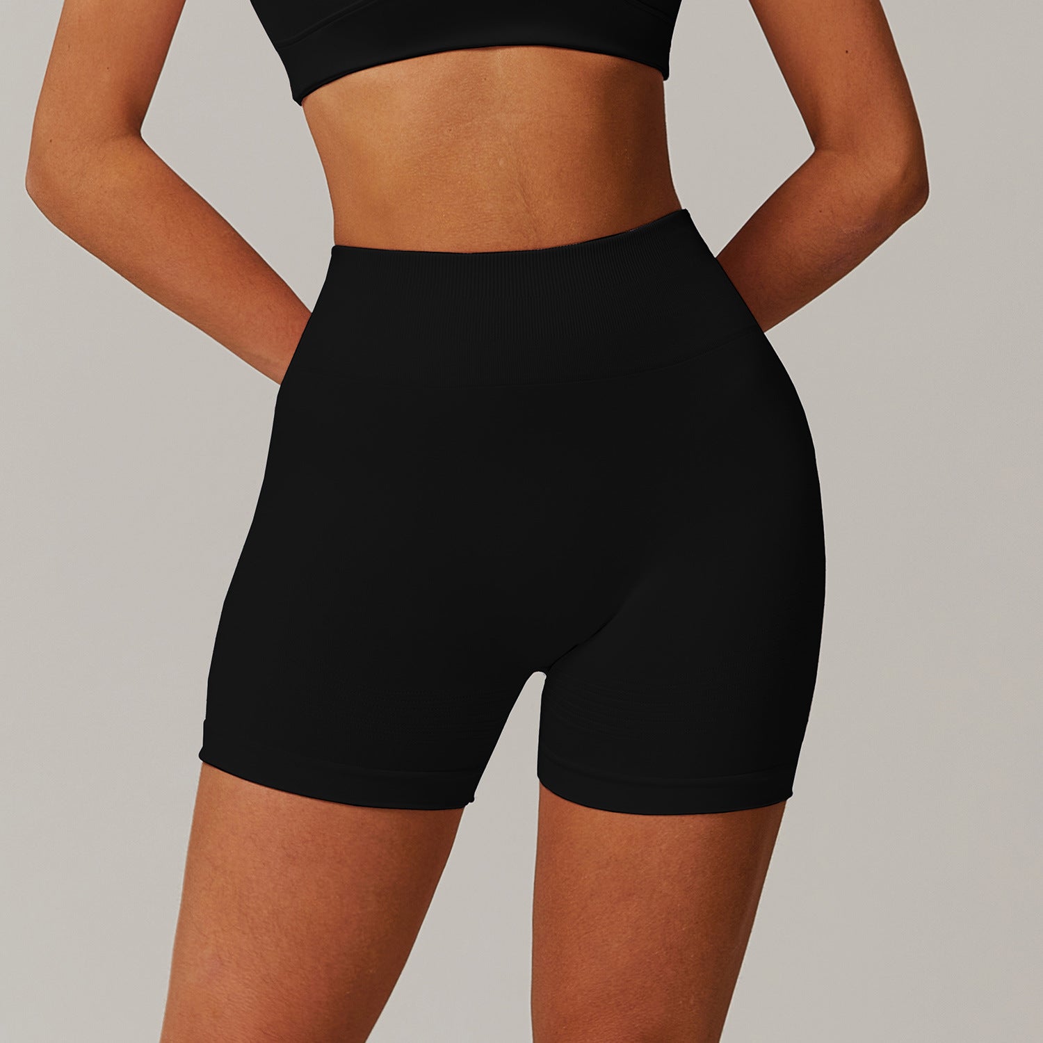 Seamless Tight High Waist Yoga Shorts Fitness Running Shorts - Home Decor