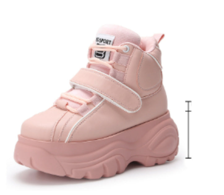 Men's High Top Sneakers | Space-Inspired Casual Shoes - Design Poster
