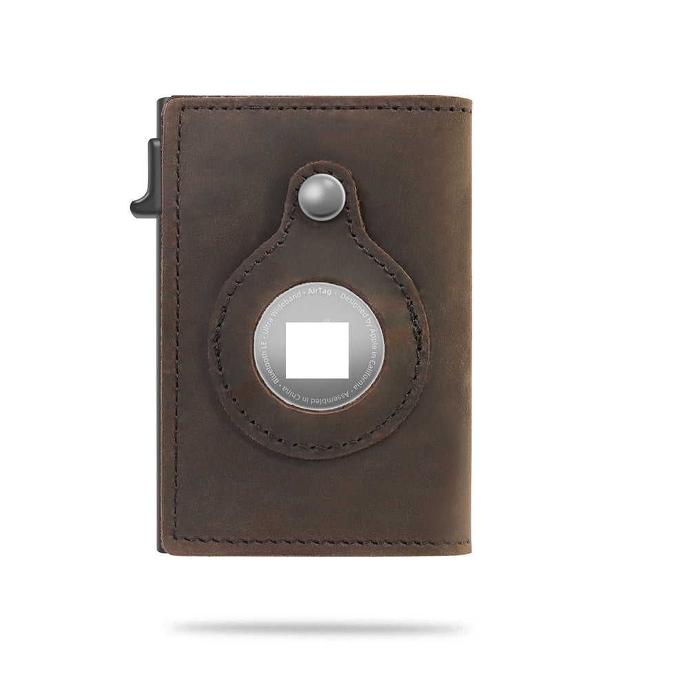 Men's RFID Slim Leather Wallet | Minimalist Card Holder - Premium Canvas