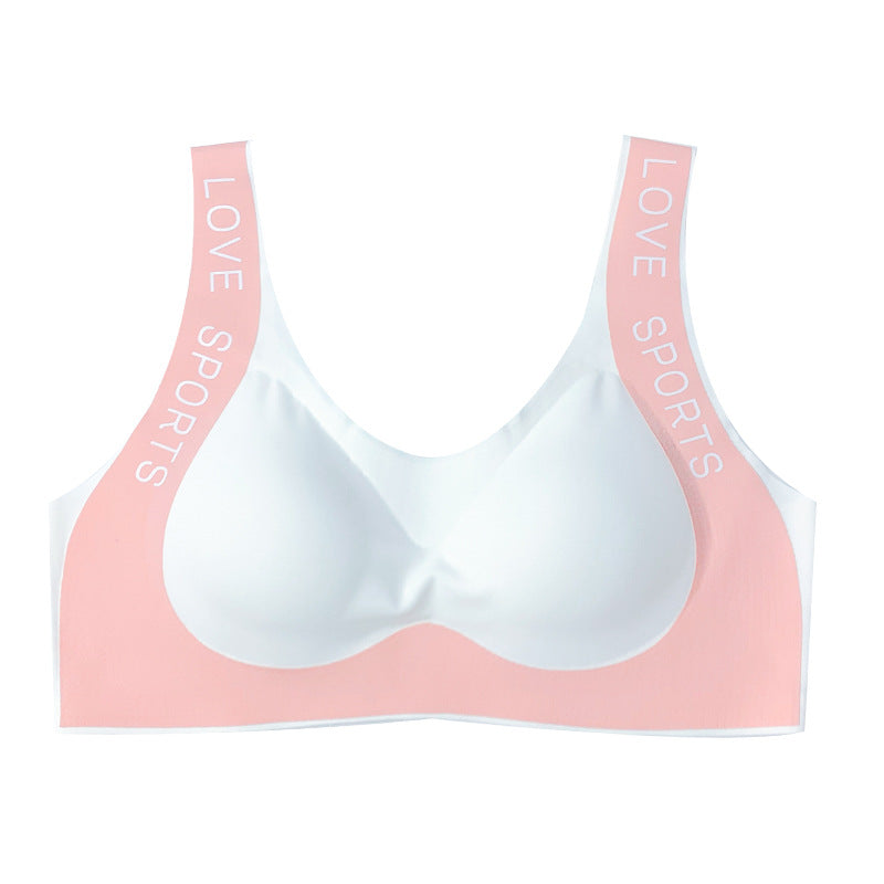 Women's Wide Strap Wireless Bra | Breathable Comfort Bra - Premium Canvas