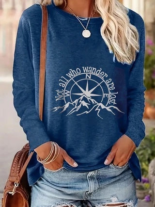 Women's Spring And Autumn Tops T-shirts - Gallery Edition